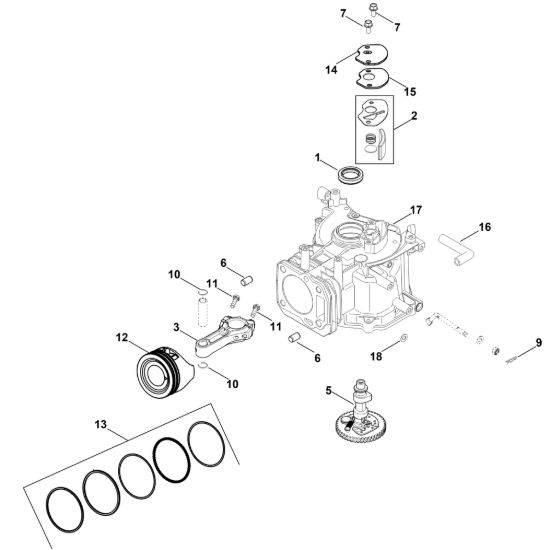 Picture of C - Albero a camme HD675 (HD675-3014)